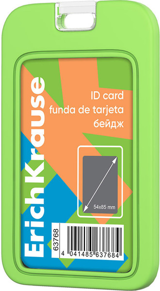 Изображение товара Бейдж Erich Krause Neon. Вертикальный / 63768 (зеленый)