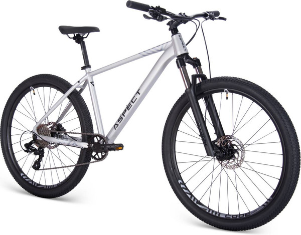 Изображение товара Велосипед Aspect Nickel 27.5 2025 (S, серый, разобранный, в коробке)