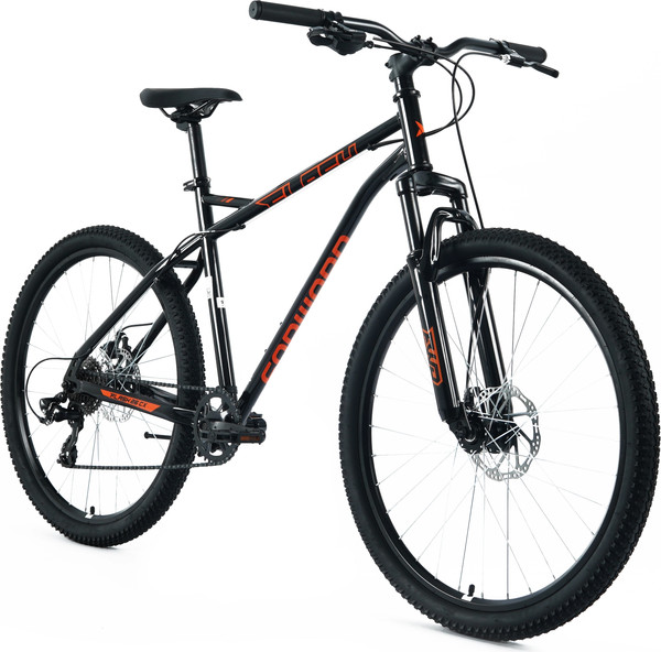 Изображение товара Велосипед Forward Flash CX 26 2025 (19, черный/оранжевый, разобранный, в коробке)