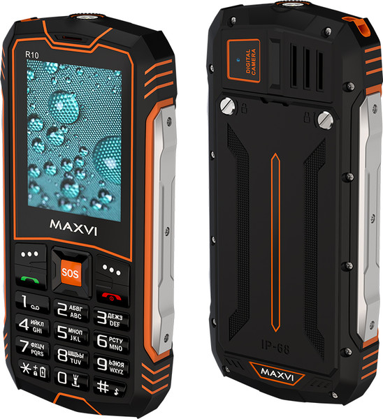 Изображение товара Мобильный телефон Maxvi R10 (оранжевый)