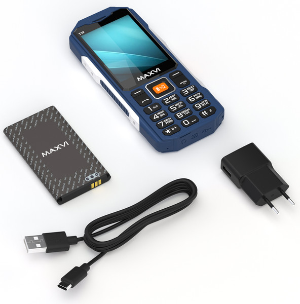 Изображение товара Мобильный телефон Maxvi T19 (синий)