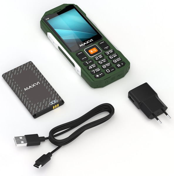 Изображение товара Мобильный телефон Maxvi T19 (зеленый)
