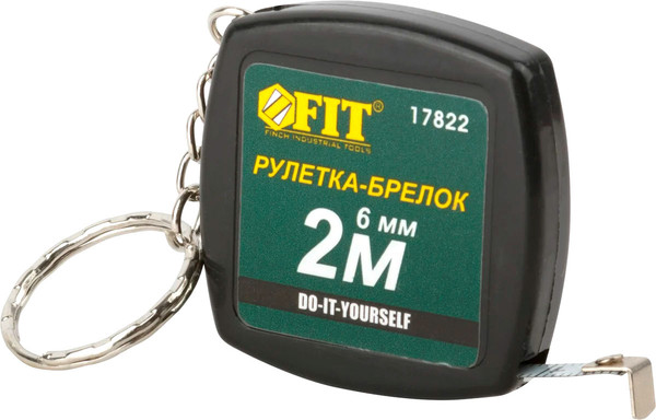 Изображение товара Рулетка FIT 17822 (2м, черный)