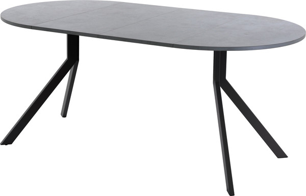Изображение товара Обеденный стол AMC Elite Е18(900) D1 (черный/бетон чикаго светло-серый)