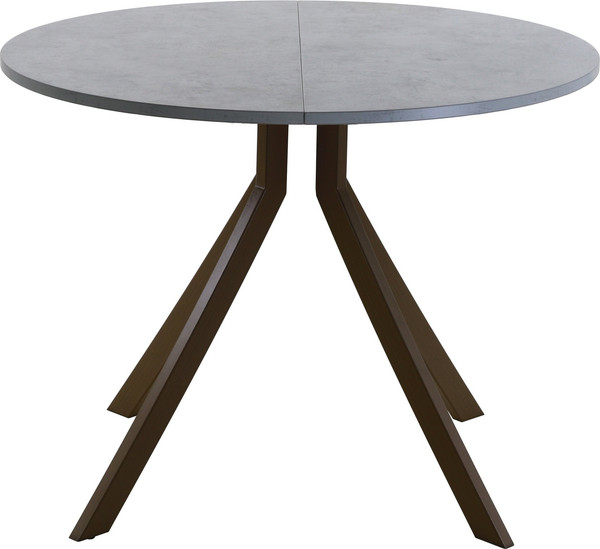 Изображение товара Обеденный стол AMC Elite Е18(900) D1 (коричневый/бетон чикаго светло-серый)