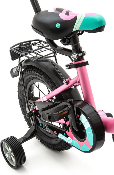 Изображение товара Детский велосипед с ручкой ZigZag Zoo 12 / ZG-1282 (розовый)