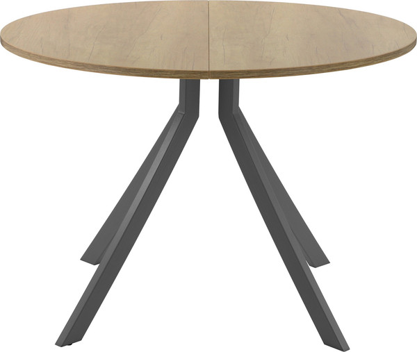 Изображение товара Обеденный стол AMC Elite Е18(900) D1 (графит/дуб небраска натур)