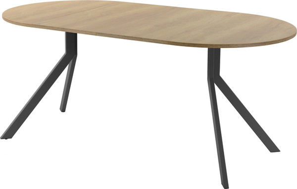 Изображение товара Обеденный стол AMC Elite Е18(900) D1 (графит/дуб небраска натур)