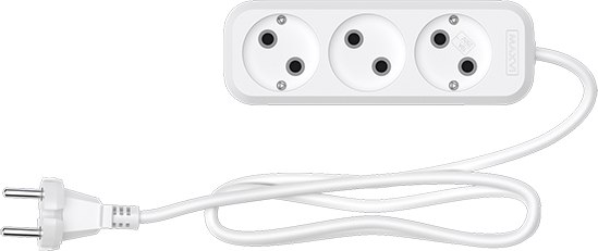 Изображение товара Удлинитель Maxvi PS-515 (1.5м, белый)