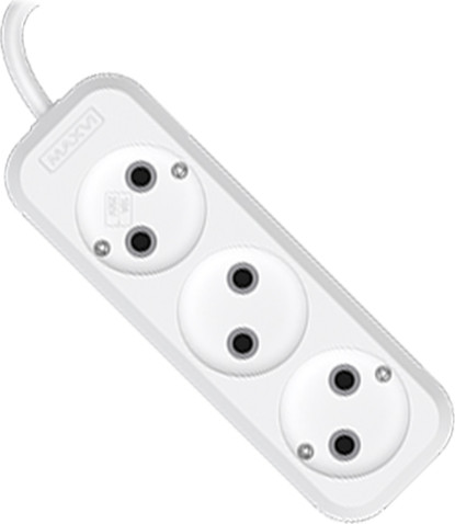 Изображение товара Удлинитель Maxvi PS-515 (1.5м, белый)