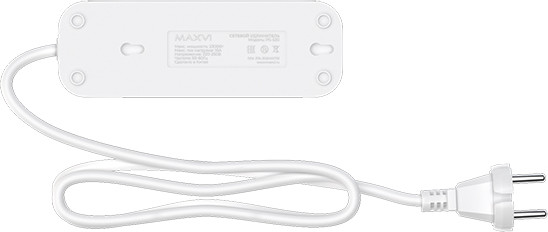 Изображение товара Удлинитель Maxvi PS-515 (1.5м, белый)