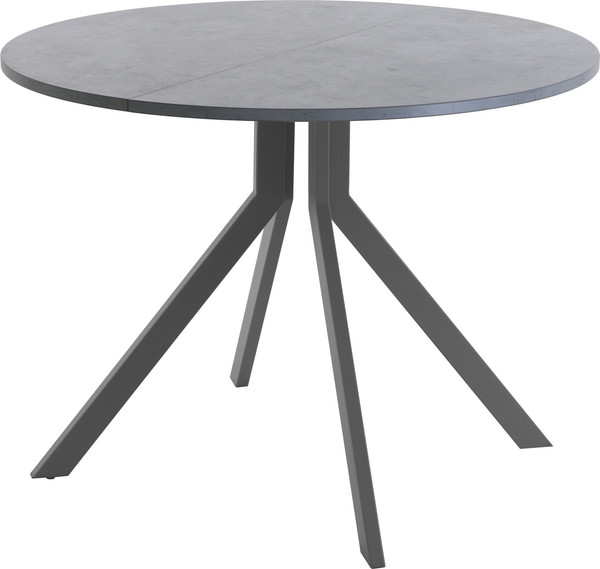 Изображение товара Обеденный стол AMC Elite Е18(900) D1 (графит/бетон чикаго светло-серый)