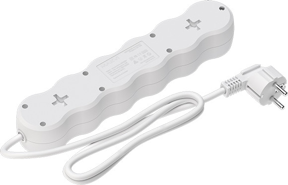 Изображение товара Сетевой фильтр Maxvi SP-230 (3м, белый)