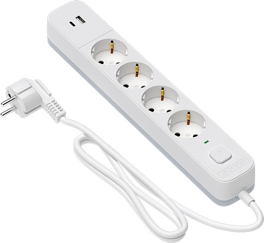 Изображение товара Сетевой фильтр Maxvi SP-318AC (1.8м, белый)