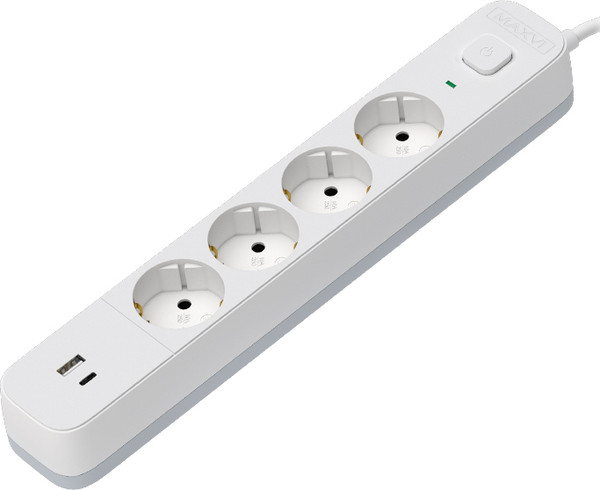Изображение товара Сетевой фильтр Maxvi SP-318AC (1.8м, белый)