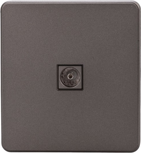 Изображение товара Розетка Kranz Round KR-78-0723-2 (титан)