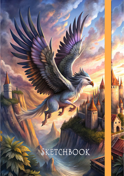 Изображение товара Скетчбук Listoff Грифон / СК5805536 (80л)