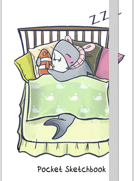 Изображение товара Скетчбук Listoff День акулы / СК6485542 (48л)