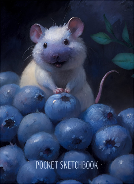 Изображение товара Скетчбук Listoff В голубике / СК6485546 (48л)