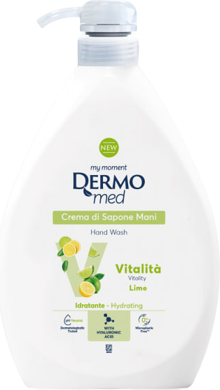 Изображение товара Мыло жидкое Dermomed Vitality с лаймом (600мл)