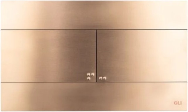 Изображение товара Кнопка для инсталляции Oli Slim Inox 889312 (бронза/медь)