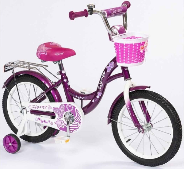 Изображение товара Детский велосипед ZigZag Girl 14 / ZG-1424 (фиолетовый)