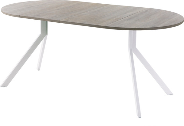 Изображение товара Обеденный стол AMC Elite Е18(900) D1 (белый/дуб уайт-ривер песочно-бежевый)