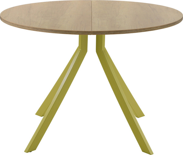 Изображение товара Обеденный стол AMC Elite Е18(900) D1 (золото/дуб небраска натур)