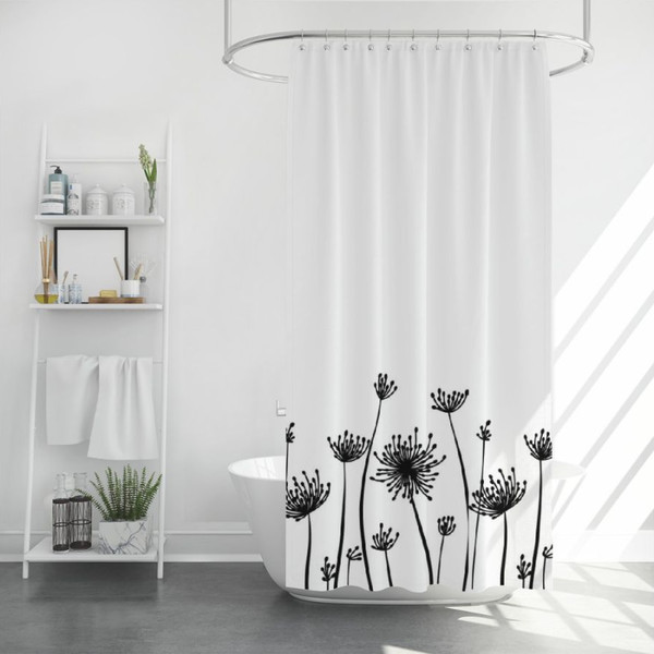 Изображение товара Шторка-занавеска для ванны Perfecto Linea Harmony / 36-118113 (цветочные тени)