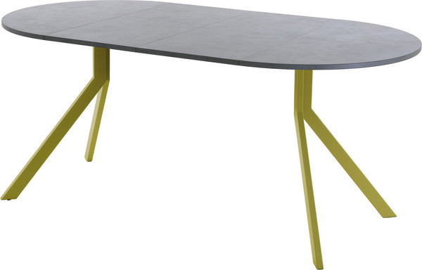 Изображение товара Обеденный стол AMC Elite Е18(900) D1 (золото/бетон чикаго светло-серый)