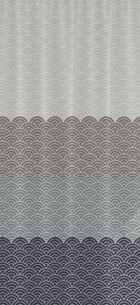 Изображение товара Шторка-занавеска для ванны Perfecto Linea Harmony / 36-118118 (волны)