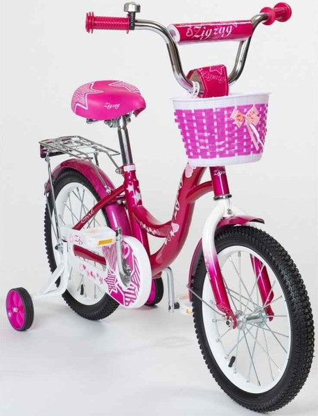 Изображение товара Детский велосипед ZigZag Girl / ZG-1632 (малиновый, разобранный, в коробке)