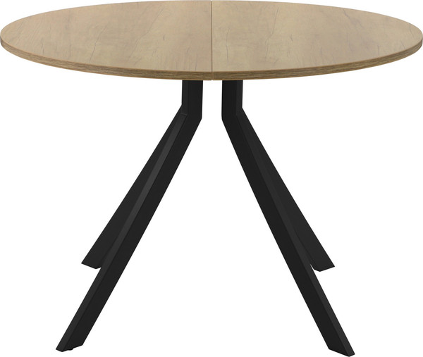 Изображение товара Обеденный стол AMC Elite Е18(800) D1 (черный/дуб небраска натур)