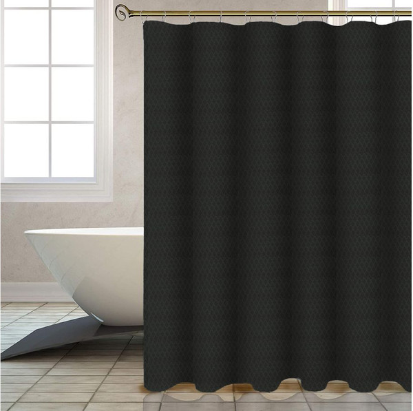 Изображение товара Шторка-занавеска для ванны Perfecto Linea Harmony / 36-118112 (жемчужно-черный)