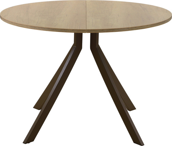 Изображение товара Обеденный стол AMC Elite Е18(800) D1 (коричневый/дуб небраска натур)