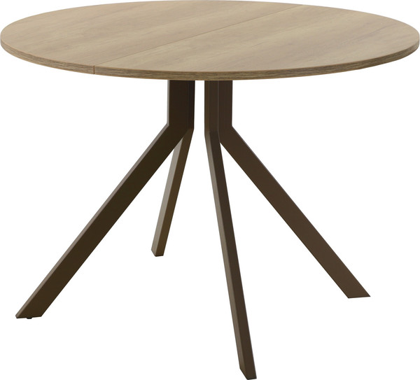 Изображение товара Обеденный стол AMC Elite Е18(800) D1 (коричневый/дуб небраска натур)