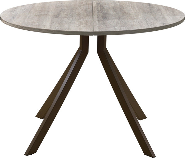 Изображение товара Обеденный стол AMC Elite Е18(800) D1 (коричневый/дуб уайт-ривер песочно-бежевый)