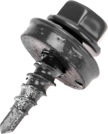 Изображение товара Саморез Kranz Кровельный 4.8х19 RAL 7024 / 1205-4819-3 (250шт)