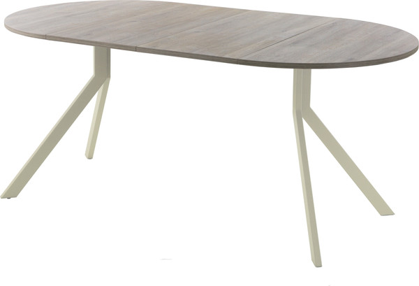 Изображение товара Обеденный стол AMC Elite Е18(800) D1 (бежевый/дуб уайт-ривер песочно-бежевый)