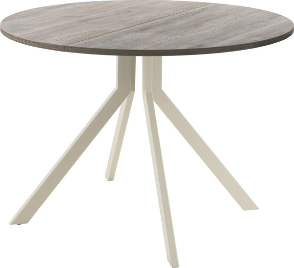 Изображение товара Обеденный стол AMC Elite Е18(800) D1 (бежевый/дуб уайт-ривер песочно-бежевый)