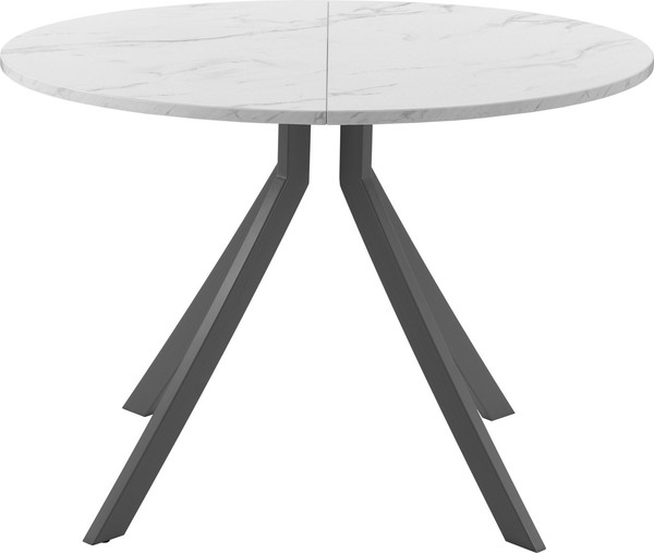 Изображение товара Обеденный стол AMC Elite Е18(800) D1 (графит/мрамор кристалл)