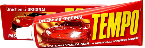 Изображение товара Полироль для кузова Druchema Tempo Original для новых автомобилей (120г, красный)