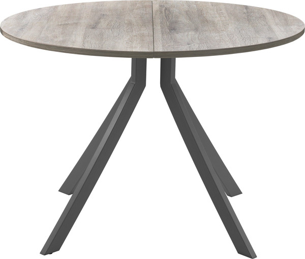 Изображение товара Обеденный стол AMC Elite Е18(800) D1 (графит/дуб уайт-ривер песочно-бежевый)