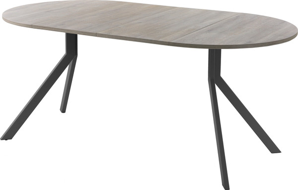 Изображение товара Обеденный стол AMC Elite Е18(800) D1 (графит/дуб уайт-ривер песочно-бежевый)