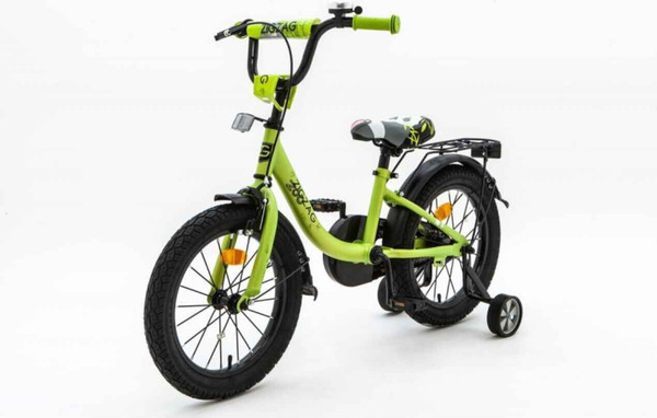 Изображение товара Детский велосипед ZigZag Zoo / ZG-1684 (зеленый, разобранный, в коробке)