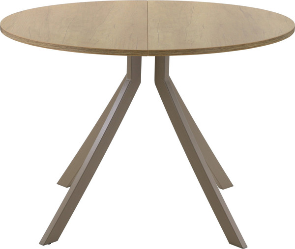 Изображение товара Обеденный стол AMC Elite Е18(800) D1 (капучино/дуб небраска натур)