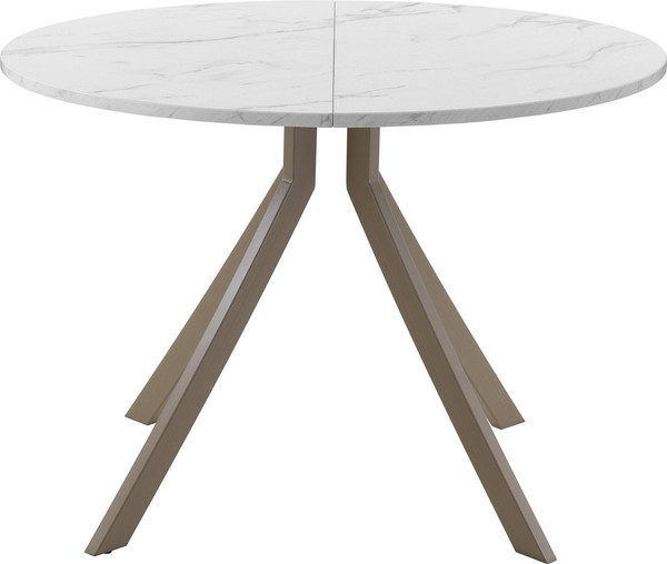 Изображение товара Обеденный стол AMC Elite Е18(800) D1 (капучино/мрамор кристалл)