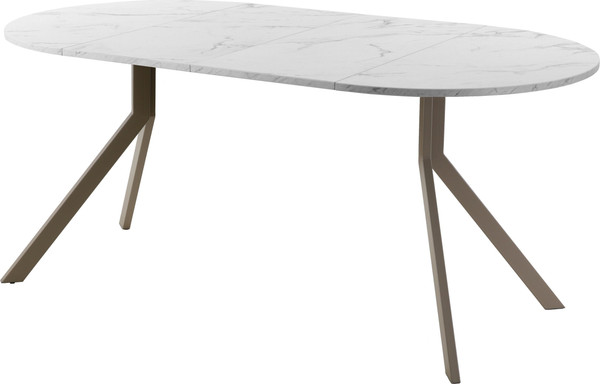 Изображение товара Обеденный стол AMC Elite Е18(800) D1 (капучино/мрамор кристалл)