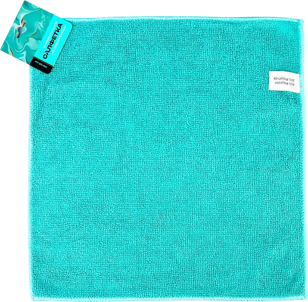 Изображение товара Салфетка хозяйственная Avikomp Завтрак у Тиффани 30х30см / 42138 (1шт, бирюзовый)