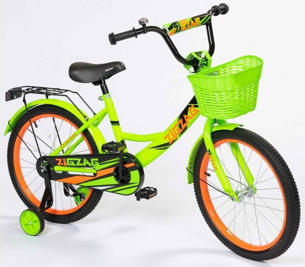 Изображение товара Детский велосипед ZigZag Classic 18 / ZG-1802 (зеленый, разобранный, в коробке)